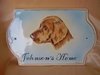 Plaque whit dog